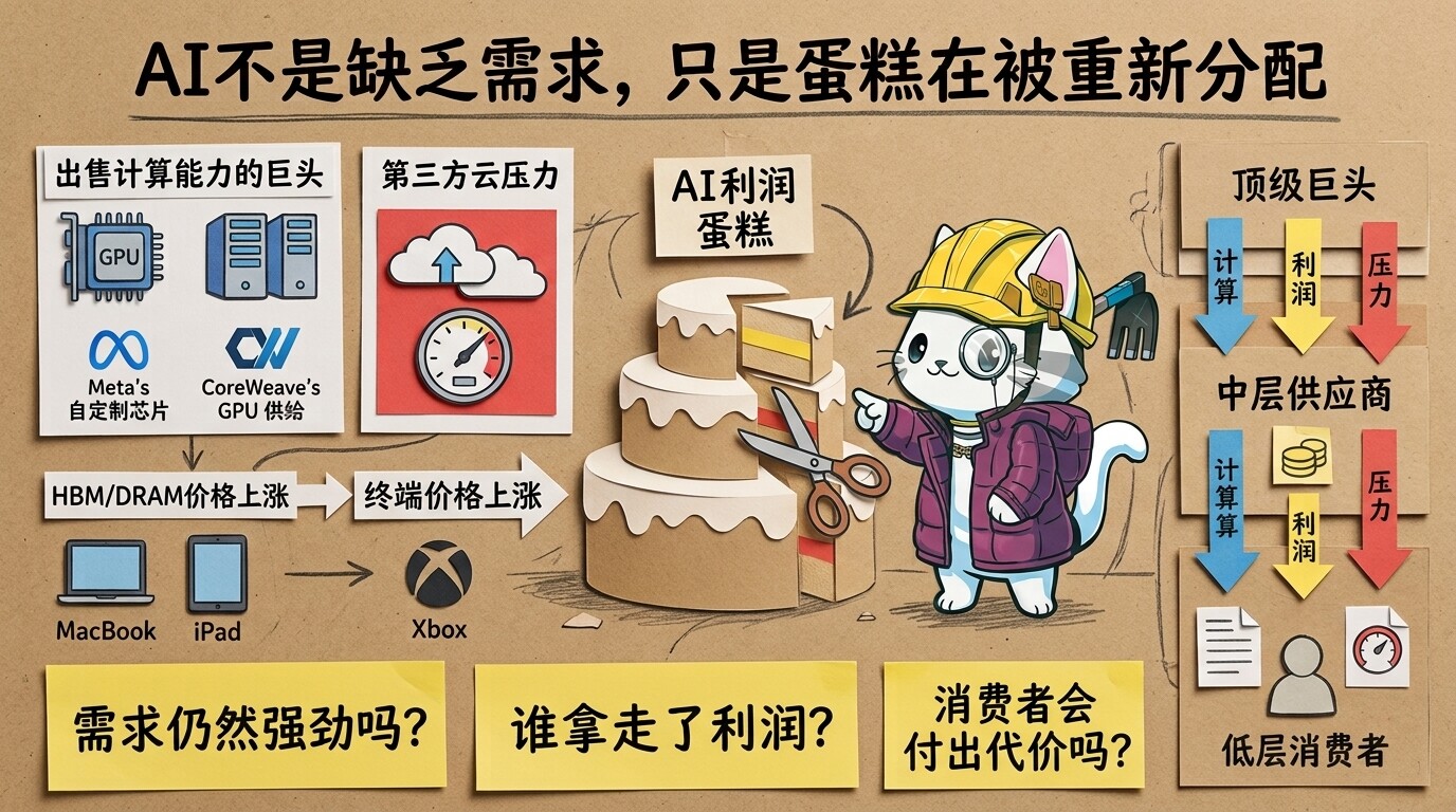 Meta一脚踩进AI云，CoreWeave们被重新定价！--jiaheshuo
