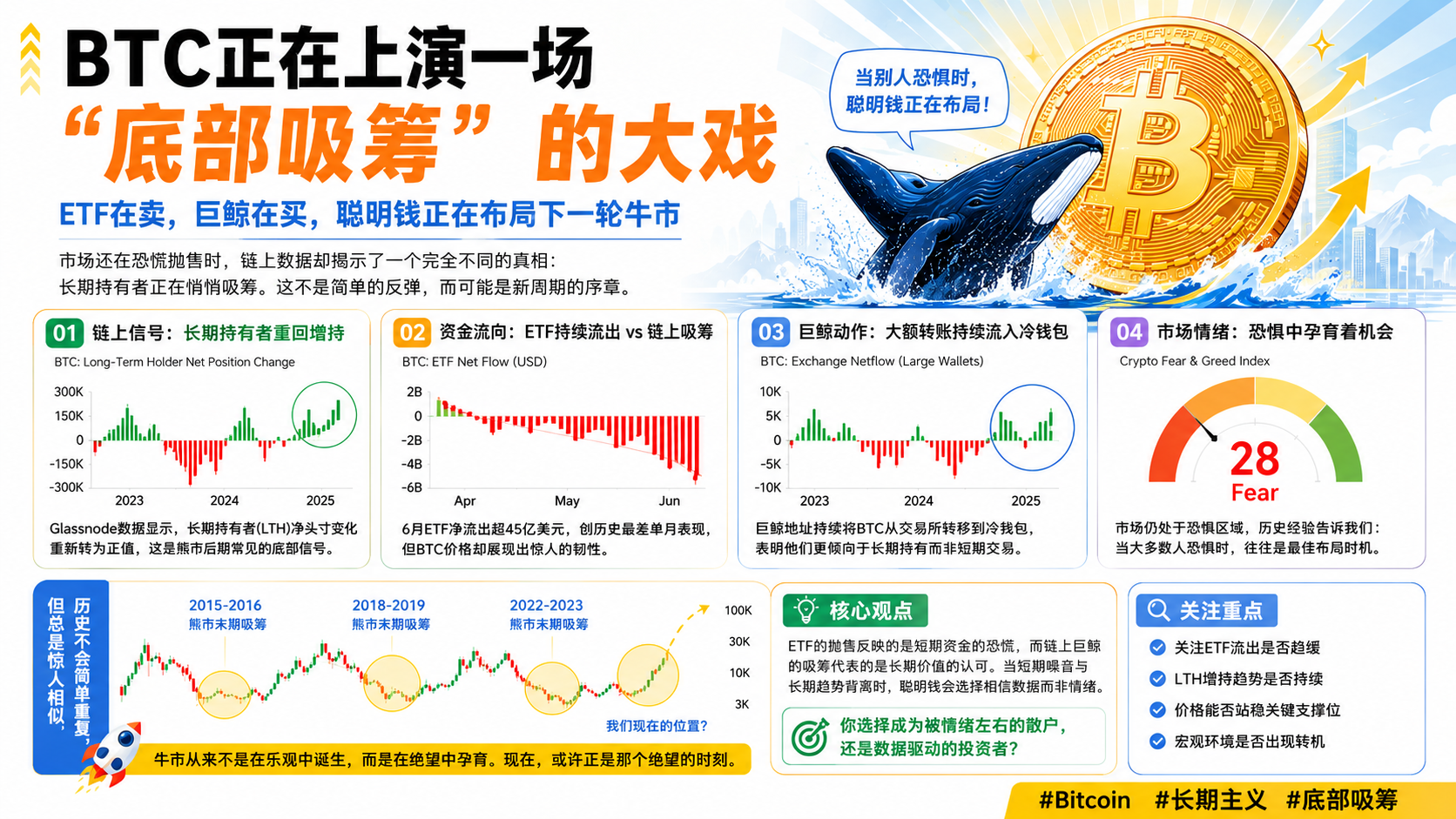 这轮 $BTC 反弹，真正值得看的不是价格，而是一个非常反常的现象--比特币子棋