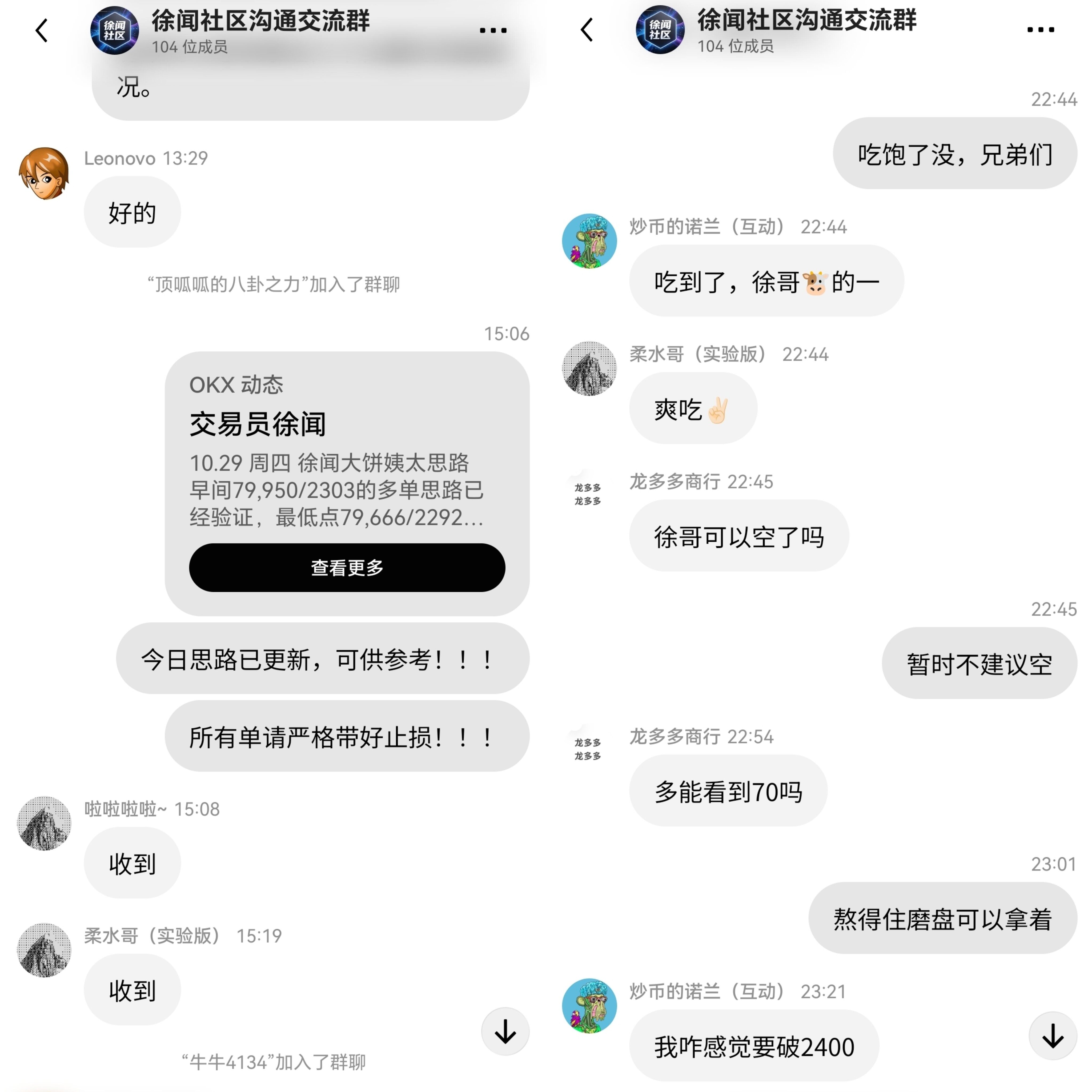 下午15:00 —— 思路更新，严格带止损--交易员徐闻