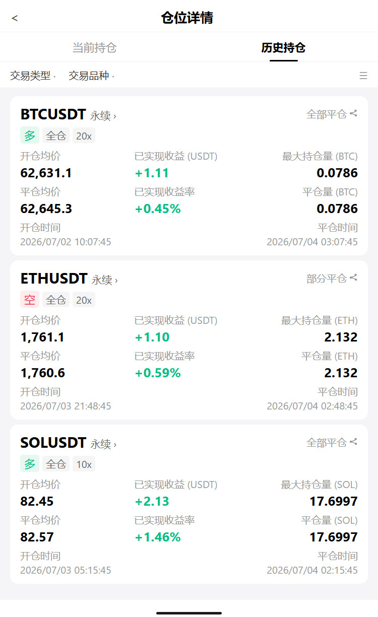 🔥$ETH冲到$1.8k，24h+3.69%，别急着追高--星耀探索者