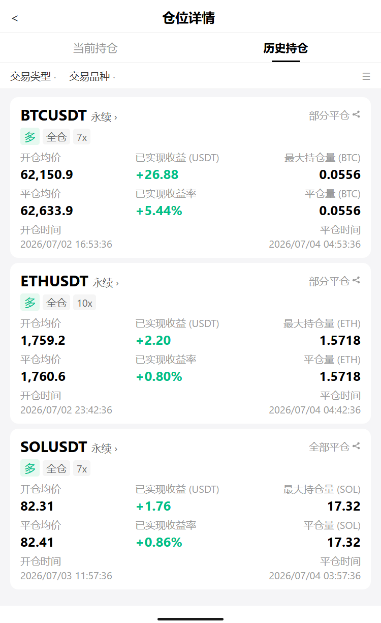🚨 $BTC $62.6kk拉爆空头，@扛单的兄弟快跑！--天才少女本尊