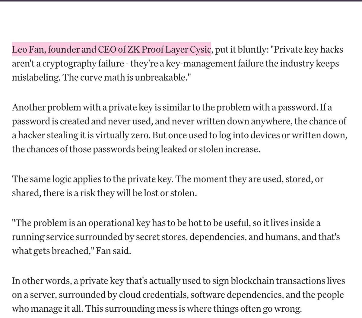 哇，我也看了 @CoinDesk 的这篇文章，我说这些话这么那么熟悉？--白先生ETH