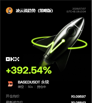 昨天还一副装死的样子，今天直接给结果。--凌云说趋势（策略版）