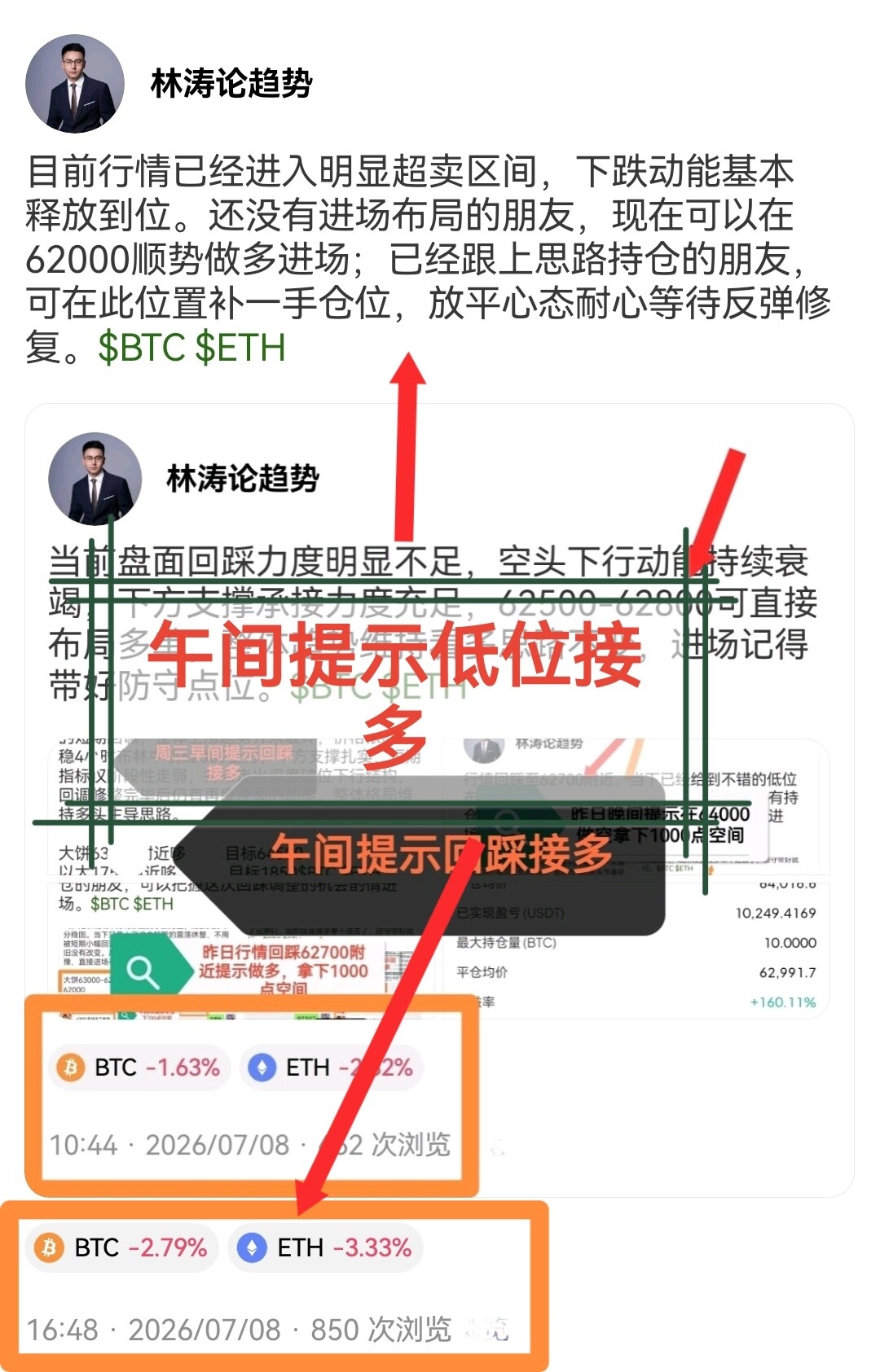 现在行情就在底部来回磨来磨去，来回拉扯看着闹心很正常，大家千万别急躁，放平心态。--林涛论趋势