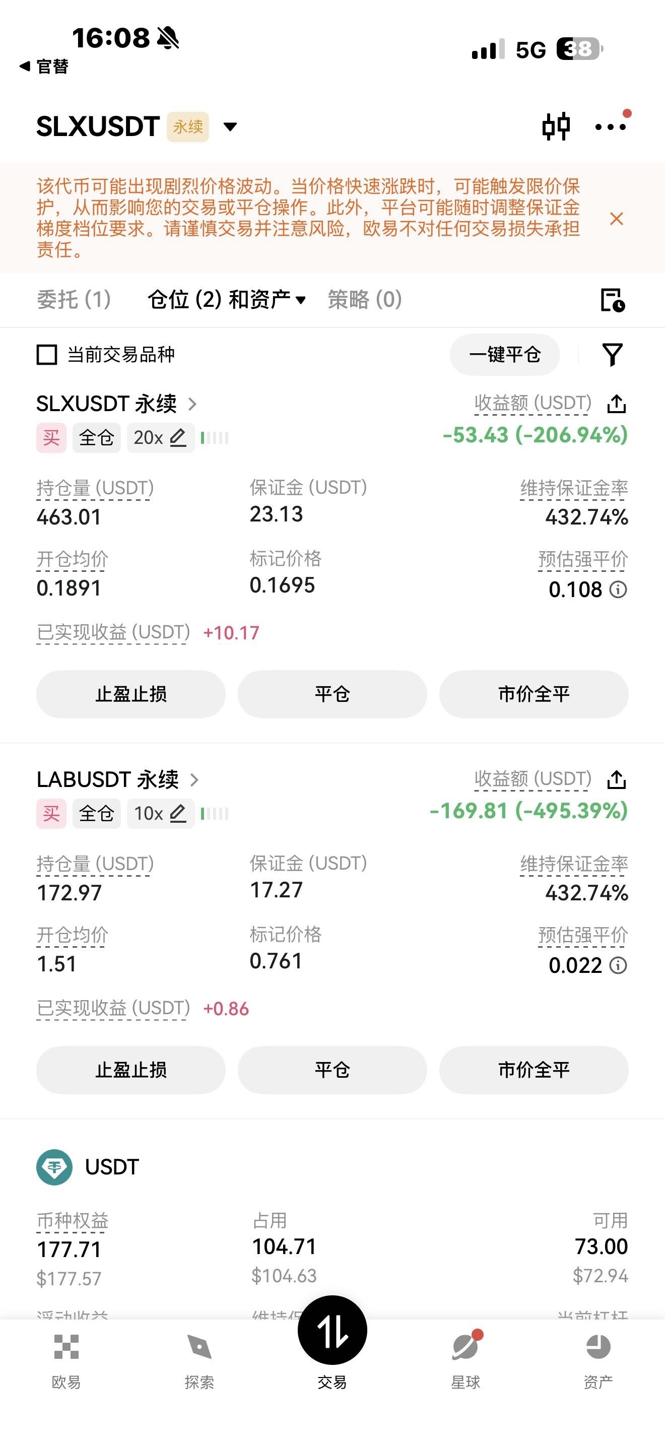 💔 本金177U，浮亏223U！--樱桃小星