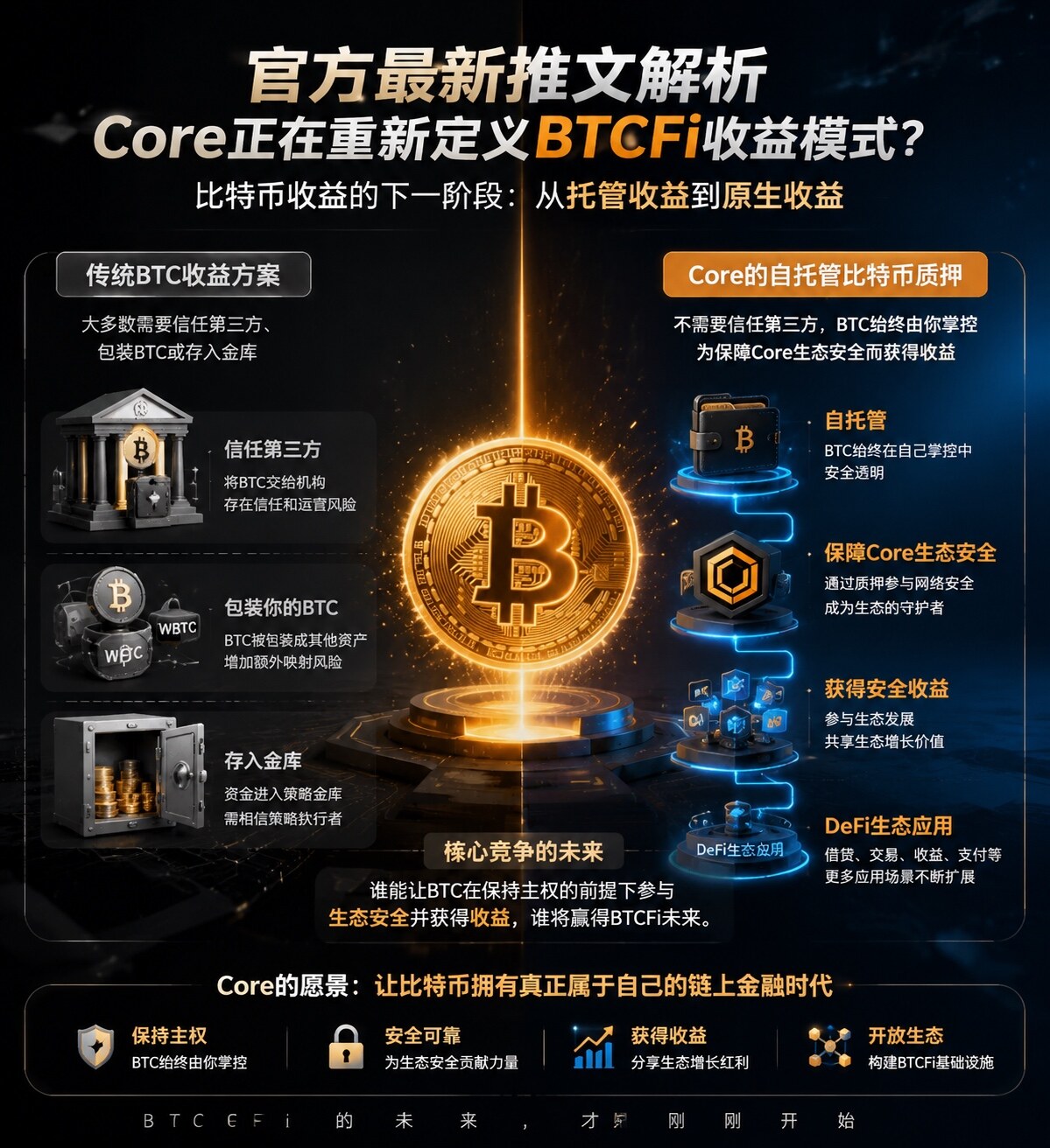 官方最新推文解析：Core正在重新定义BTCFi收益模式？--淨心